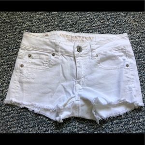 White American Eagle “Shortie” Shorts
